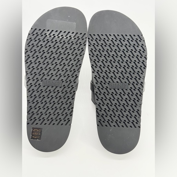 Hermes Jackson Sandals Black Size 40 EU - Picture 10 of 12